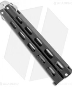 Alternative view of Bear & Son 30th Anniversary 114B Black Butterfly Knife (4.3" Satin)