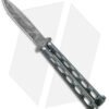Bear & Son Large Butterfly Knife Galaxy (4" Damascus) 115GXD