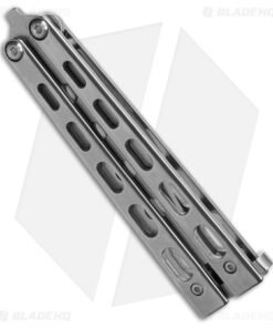 Alternative view of Bear & Son Butterfly Knife Trainer Stainless Steel (3.2" Dull Stonewash)