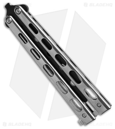 Bear and Son Butterfly Knife Trainer Stainless Steel(4" Black) - Image 3
