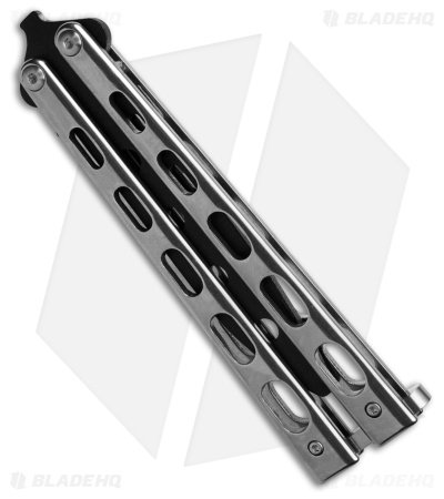 Bear and Son Butterfly Knife Trainer Stainless Steel(4" Black) - Image 2