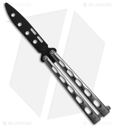 Bear and Son Butterfly Knife Trainer Stainless Steel(4" Black)