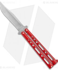 Bear & Son Butterfly Clip Point Red (4"Stonewash)