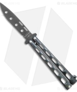 Bear & Son Large Butterfly Knife Trainer Galaxy (4" Black) 115GXTR