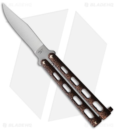 Bear & Son Butterfly Knife Copper Vein Zinc (4" Satin)