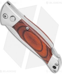 Alternative view of Bear and Son Automatic Lockback Knife Rosewood (2.75" Satin)