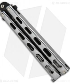 Alternative view of Bear & Son Tanto Butterfly Knife Stainless Steel (4.1" Black) SS15TAN