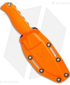 Alternative view of Benchmade 15006 Steep Country Fixed Blade Knife Orange Santoprene (3.5" SW)