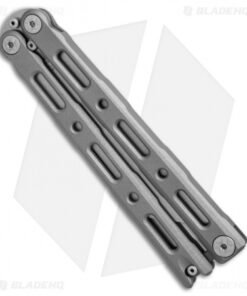 Alternative view of Benchmade 87 Ti Bali-Song Butterfly Knife Titanium (4.5" Satin)