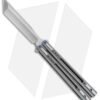 Biegler Bladeworks Custom Archon Space Balls Balisong Knife Ti (4.3" Satin)