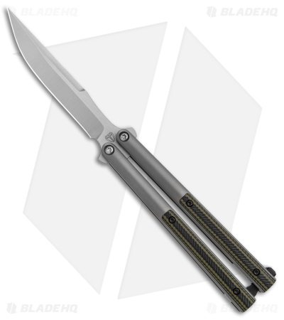 Biegler Bladeworks Custom Corsair Soft Tail Balisong Knife G-10 (4.2" Satin)