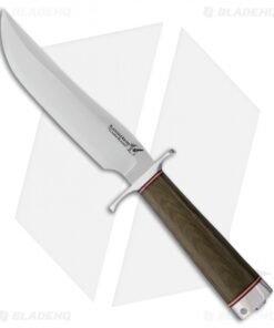 BlackJack Classic Model 3 Fixed Blade Knife Green Micarta (7" A-2 Satin)