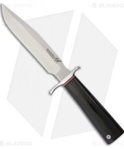 Blackjack Classic Model 7 Fixed Blade Knife Black Micarta (7" Satin CPM-3V)