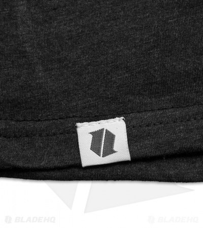 Blade HQ Premium Gray Shield Logo Black Short Sleeve T-Shirt - Image 4