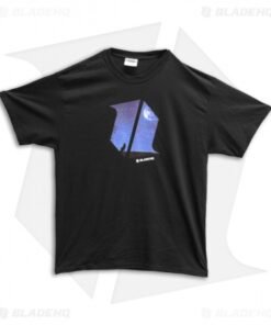 Blade HQ Black Short Sleeve T-Shirt Wolf & Moon Shield Logo