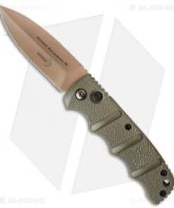 Boker Desert Warrior Kalashnikov Dagger Automatic Knife OD Green (3.3" D2)