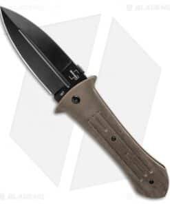Boker Pocket Smatchet Dagger Folding Knife Green Micarta (4" Black) Gedraitis