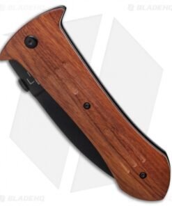 Boker Pocket Smatchet Dagger Folding Knife Rosewood (4" Black) Gedraitis