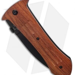 Boker Pocket Smatchet Dagger Folding Knife Rosewood (4" Black) Gedraitis