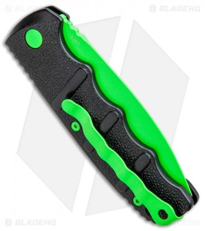 Boker Green Mamba Kalashnikov Dagger Automatic Knife (3.25" Electric Green D2) - Image 3