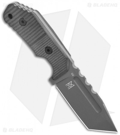 Boker Plus Little Dvalin Tanto Fixed Blade Black G-10 (3.3" Gray) 02BO034 - Image 2