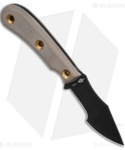 Alternative view of Boker Plus Micro Tracker Fixed Blade Knife Brown Micarta (3.3" Black) 02BO076