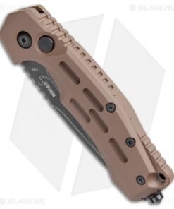 Alternative view of Boker Thunder Storm Automatic Knife Coyote Brown Aluminum (2.9" Blackwash AUS-8)