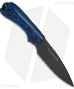 Alternative view of Bradford Knives Guardian3 Knife 3D Black/Blue G-10 (3.5" False Edge DLC)