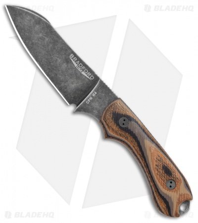 Bradford Guardian3 Sheepsfoot Fixed Blade Knife G-Wood (3.5" Nimbus M4)