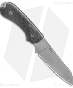 Alternative view of Bradford Guardian3 Sheepsfoot Fixed Blade Knife Textured Black G-10 (3.5" SW M4)