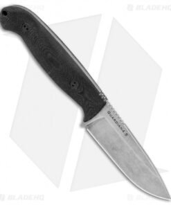 Alternative view of Bradford Knives Guardian4.5 Fixed Blade 3D Black Micarta (4" Sabre SW)