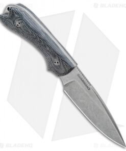 Alternative view of Bradford Knives Guardian3 Knife 3D Black Micarta (3.5" False Edge/AEB-L/SW)
