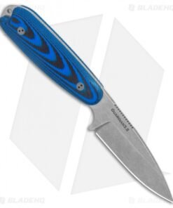 Alternative view of Bradford Knives Guardian3.5 Fixed Blade 3D Black/Blue (3.75" Stonewash M4)