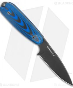 Alternative view of Bradford Knives Guardian3.5 Fixed Blade 3D Black/Blue (3.75" DLC M4)