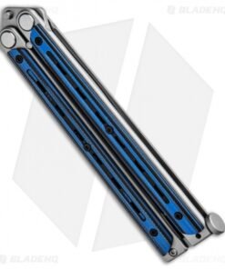 Alternative view of Bradley Kimura Butterfly Balisong Knife Black/Blue G-10 (3.9" Bead Blast)