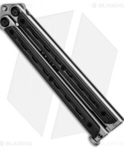Alternative view of Bradley Kimura Butterfly Balisong Knife Black G-10 (3.9" Bead Blast)