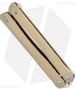 Alternative view of Brous Blades Balisong B3 Butterfly Knife Burnt Bronze Cerakote SS (4.25" Satin)