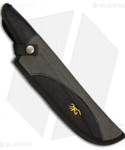 Alternative view of Browning Hog Hunter Fixed Blade Knife Black Rubber (6.75" Satin)