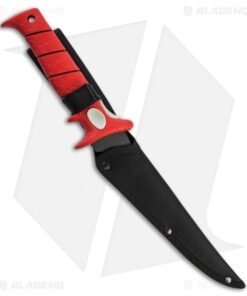 Alternative view of Bubba Blade Whiffie 14.25" Fixed Blade Knife Red Rubber (8" Black)