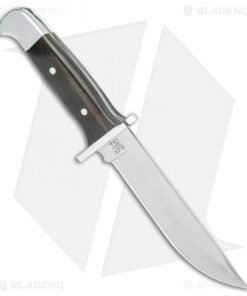 Alternative view of Buck 124 Frontiersman Fixed Blade Knife Ebony (6.25" Satin) 0124BRSLE