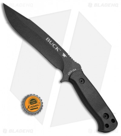 Buck Reaper Fixed Blade Knife Black (6.75" Black) - Image 4