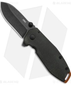 CRKT Burnley Squid Flipper Assisted Opening Knife Green Micarta (2.4" Smokewash)