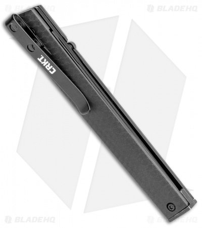 CRKT Blackout CEO Thumb Stud Liner Lock Knife Black GRN (3.1" Black) - Image 3