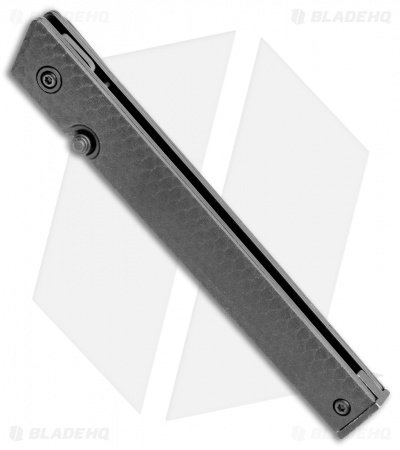 CRKT Blackout CEO Thumb Stud Liner Lock Knife Black GRN (3.1" Black) - Image 2