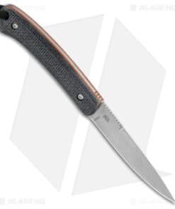 Alternative view of CRKT Folts Biwa Fixed Blade Knife Black Resin Infused Fiber (3" Satin)