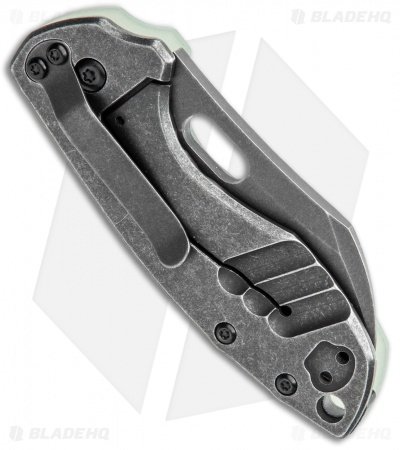 CRKT Pilar Frame Lock Knife Natural G-10 BHQ Exclusive (2.4" Black SW D2) - Image 3