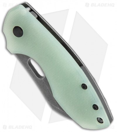 CRKT Pilar Frame Lock Knife Natural G-10 BHQ Exclusive (2.4" Black SW D2) - Image 2
