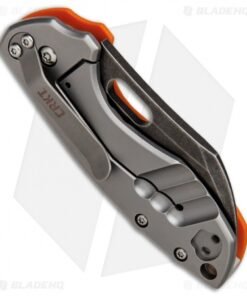 Alternative view of CRKT Pilar Frame Lock Knife Orange G-10 (2.4" Black SW) 5311GKG