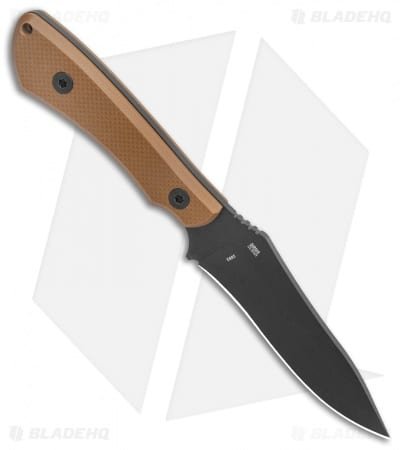 CRKT Ramadi Fixed Blade Knife Coyote G-10 (4.4" Black) - Image 2