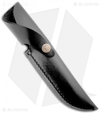Case Cutlery BH81-6SS Fixed Blade Knife Black Buffalo Horn (6" Mirror) 17910 - Image 2